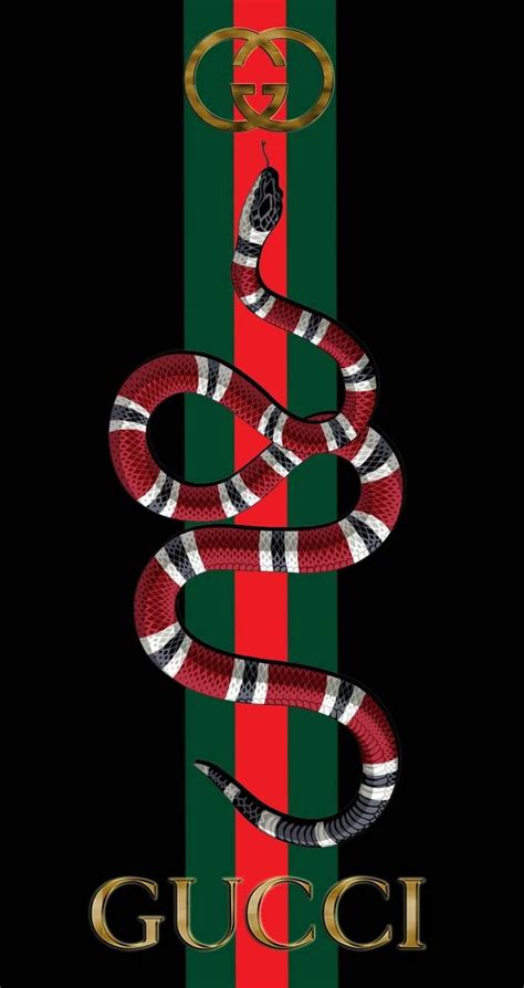 gucci snake outline drawing|Awesome Gucci Snake Logo Wallpapers.